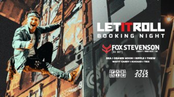 LET IT ROLL BOOKING NIGHT w/ FOX STEVENSON (UK) flyer