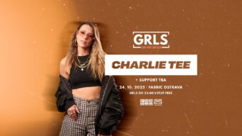 GRLS ON THE DECKS w/ CHARLIE TEE flyer